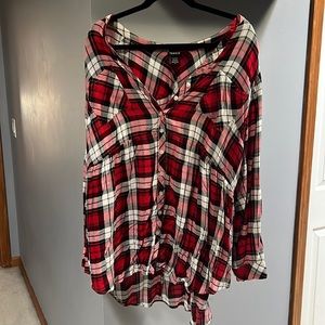 Torrid babydoll blouse